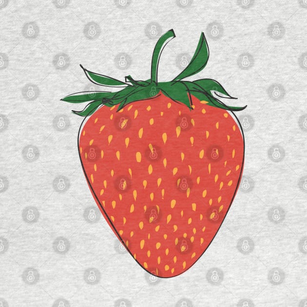 Red Strawberry by lymancreativeco